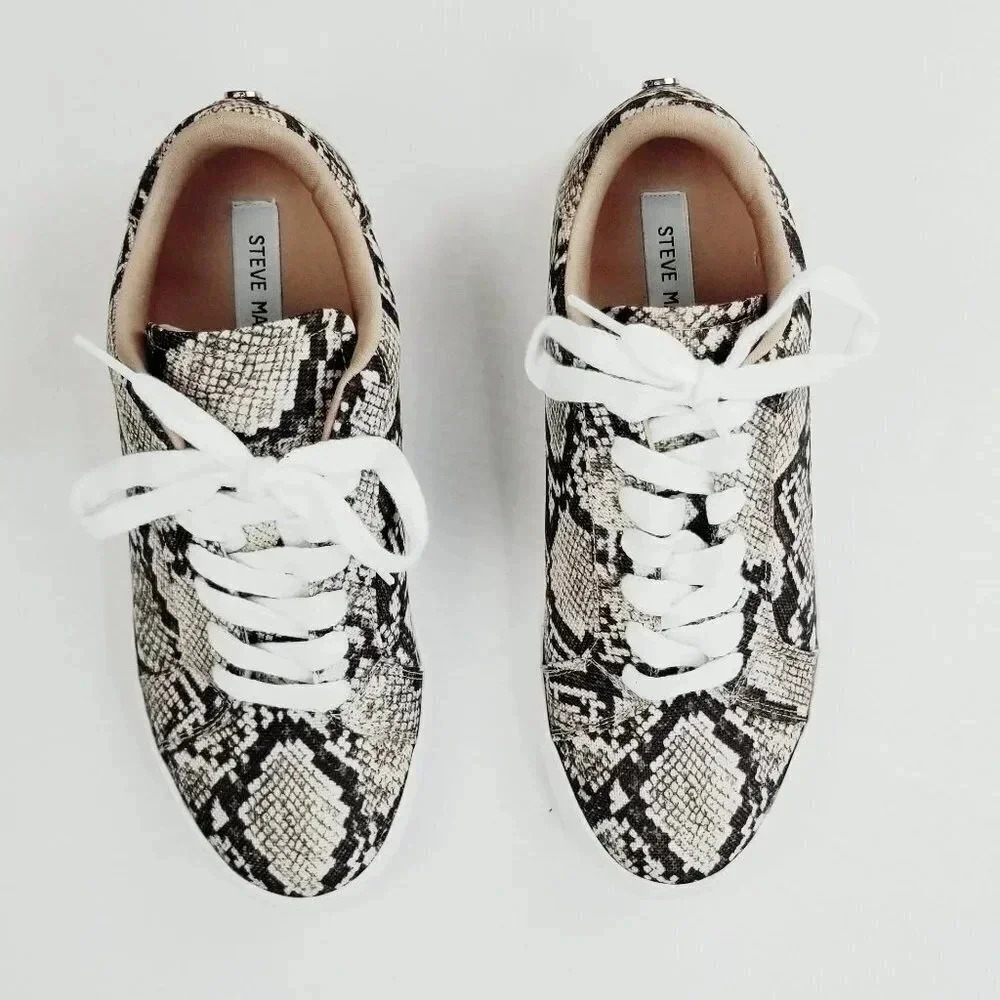 Steve Madden Snake/Python/Print Fashion Sneakers … - image 10